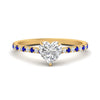 Load image into Gallery viewer, french-pave-heart-petite-sapphire-engagement-ring-in-FD9918HTRGSABLANGLE3-NL-YG