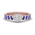 Load image into Gallery viewer, french-pave-heart-petite-sapphire-wedding-ring-set-in-FD9918HTGSABLANGLE3-NL-RG-B1
