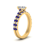 Load image into Gallery viewer, french-pave-heart-petite-sapphire-wedding-ring-set-in-FD9918HTGSABLANGLE3-NL-YG-B1
