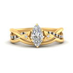 Load image into Gallery viewer, french-pave-marquise-contour-black-diamond-wedding-band-in-yellow-gold-FD9986B1MQGBLACK-NL-YG
