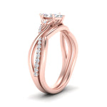 Load image into Gallery viewer, french-pave-marquise-contour-diamond-wedding-band-in-rose-gold-FD9986B1MQ-NL-RG
