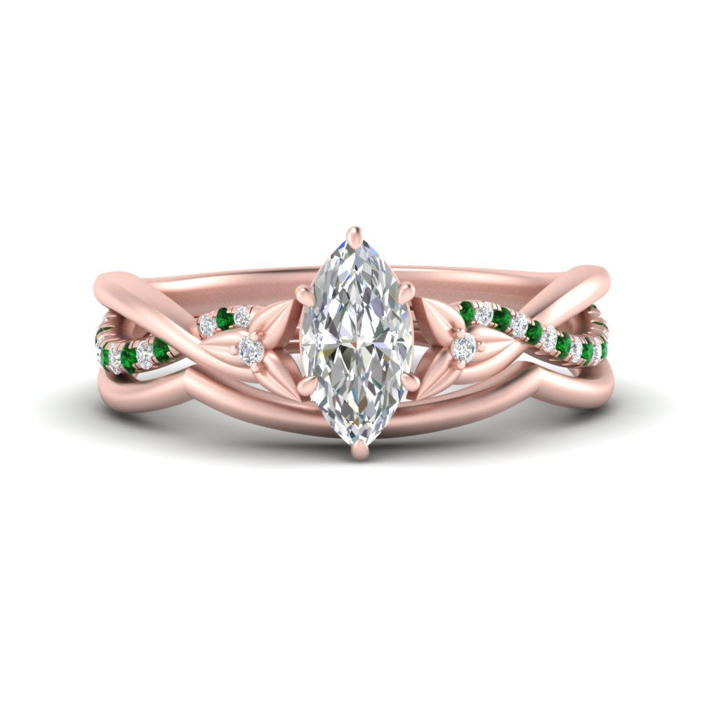 french-pave-marquise-contour-emerald-wedding-band-in-rose-gold-FD9986B1MQGEMGR-NL-RG