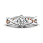 Load image into Gallery viewer, french-pave-marquise-contour-orange-sapphire-wedding-band-in-white-gold-FD9986B1MQGSAOR-NL-WG
