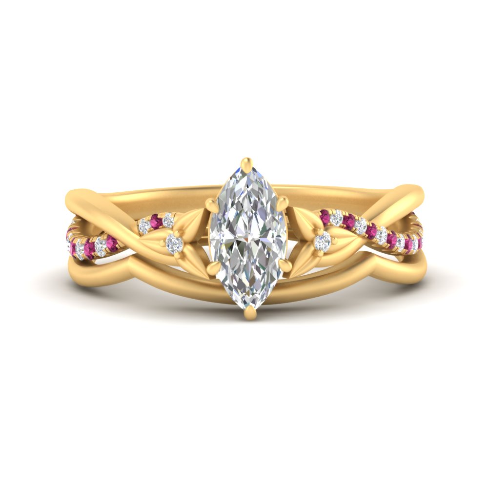 french-pave-marquise-contour-pink-sapphire-wedding-band-in-yellow-gold-FD9986B1MQGSADRPI-NL-YG