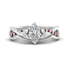 Load image into Gallery viewer, french-pave-marquise-contour-ruby-wedding-band-in-white-gold-FD9986B1MQGRUDR-NL-WG