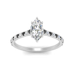 Load image into Gallery viewer, french-pave-marquise-petite-black-diamond-engagement-ring-in-FD9918MQRGBLACKANGLE3-NL-WG