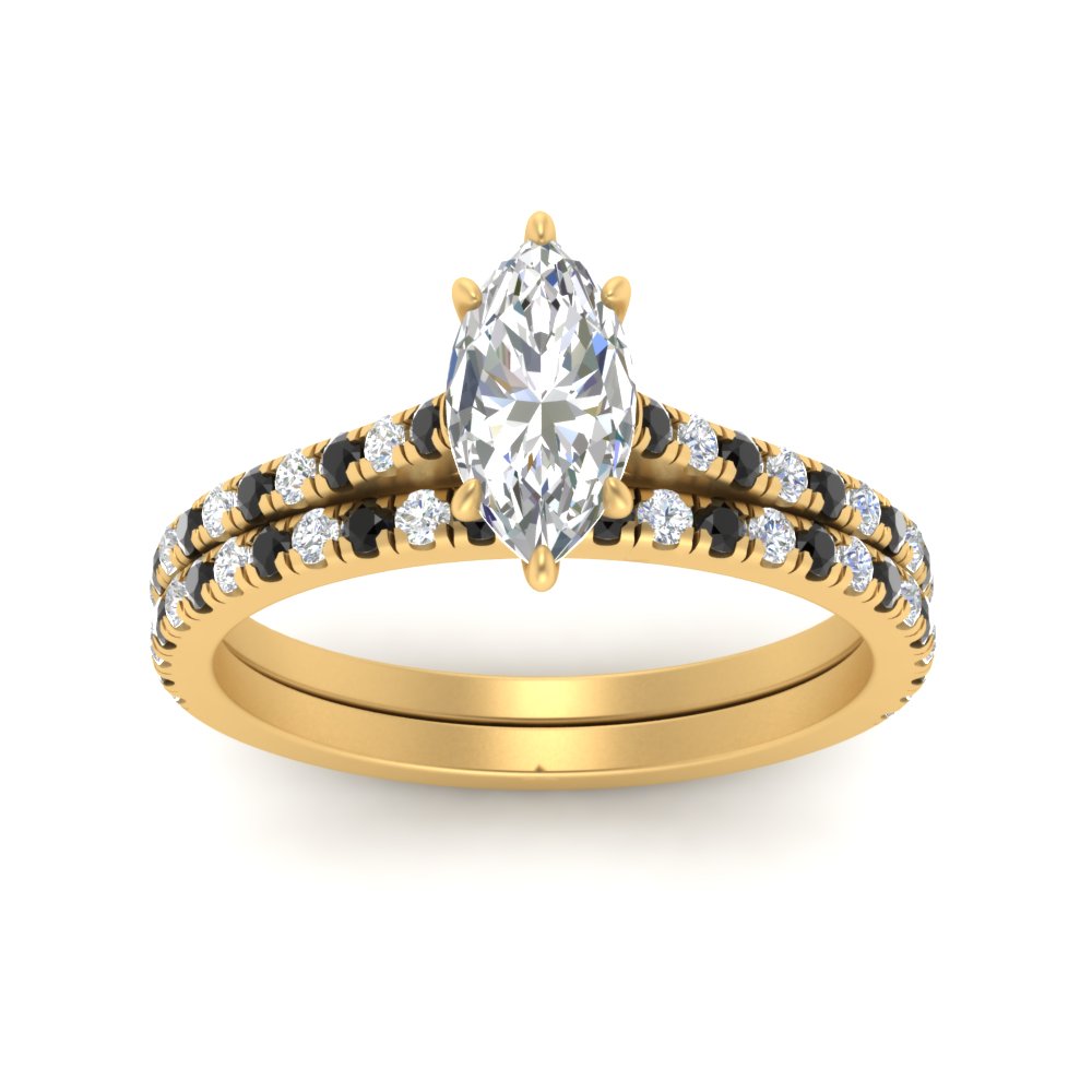 french-pave-marquise-petite-black-diamond-wedding-ring-set-in-FD9918MQGBLACKANGLE3-NL-YG-B1