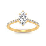 Load image into Gallery viewer, french-pave-marquise-petite-diamond-engagement-ring-in-FD9918MQRANGLE3-NL-YG