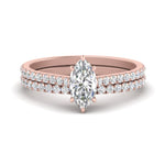Load image into Gallery viewer, french-pave-marquise-petite-diamond-wedding-ring-set-in-FD9918MQANGLE3-NL-RG-B1
