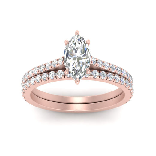 french-pave-marquise-petite-diamond-wedding-ring-set-in-FD9918MQANGLE3-NL-RG-B1