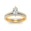 Load image into Gallery viewer, french-pave-marquise-petite-diamond-wedding-ring-set-in-FD9918MQANGLE3-NL-YG-B1