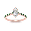 Load image into Gallery viewer, french-pave-marquise-petite-emerald-engagement-ring-in-FD9918MQRGEMGRANGLE3-NL-RG
