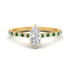 Load image into Gallery viewer, french-pave-marquise-petite-emerald-engagement-ring-in-FD9918MQRGEMGRANGLE3-NL-YG