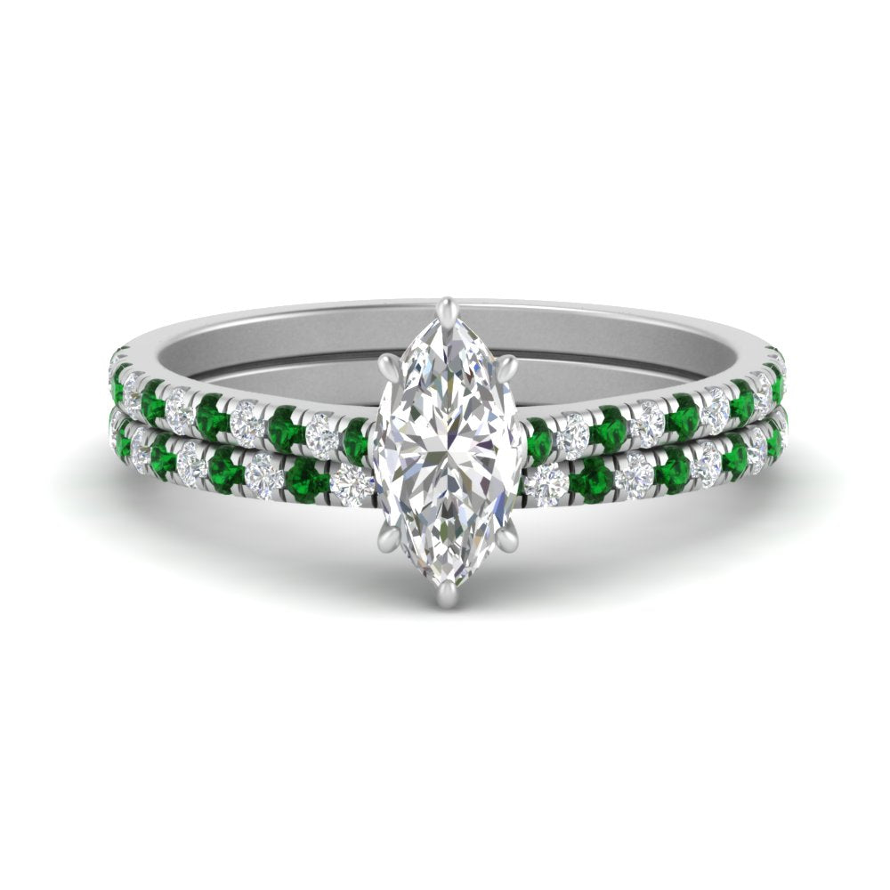 french-pave-marquise-petite-emerald-wedding-ring-set-in-FD9918MQGEMGRANGLE3-NL-WG-B1