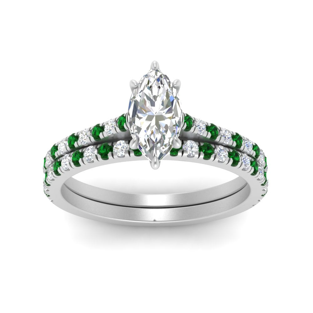 french-pave-marquise-petite-emerald-wedding-ring-set-in-FD9918MQGEMGRANGLE3-NL-WG-B1