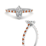 Load image into Gallery viewer, french-pave-marquise-petite-orange-sapphire-engagement-ring-in-FD9918MQRGSAORANGLE3-NL-WG