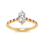 Load image into Gallery viewer, french-pave-marquise-petite-orange-sapphire-engagement-ring-in-FD9918MQRGSAORANGLE3-NL-YG