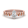 Load image into Gallery viewer, french-pave-marquise-petite-orange-sapphire-wedding-ring-set-in-FD-9918MQGSAORANGLE3-NL-RG-B1