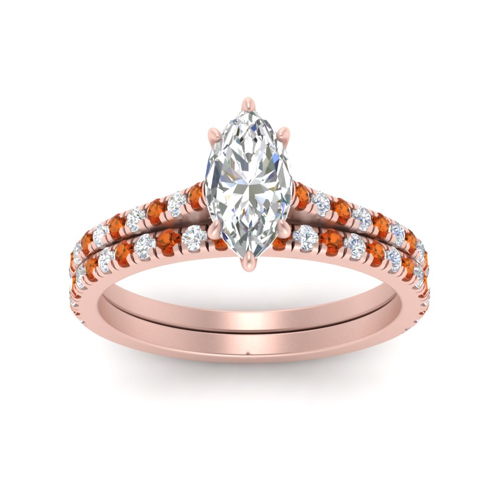 french-pave-marquise-petite-orange-sapphire-wedding-ring-set-in-FD-9918MQGSAORANGLE3-NL-RG-B1