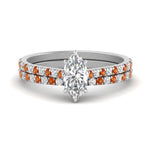 Load image into Gallery viewer, french-pave-marquise-petite-orange-sapphire-wedding-ring-set-in-FD-9918MQGSAORANGLE3-NL-WG-B1
