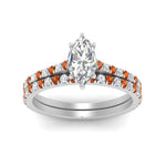 Load image into Gallery viewer, french-pave-marquise-petite-orange-sapphire-wedding-ring-set-in-FD-9918MQGSAORANGLE3-NL-WG-B1
