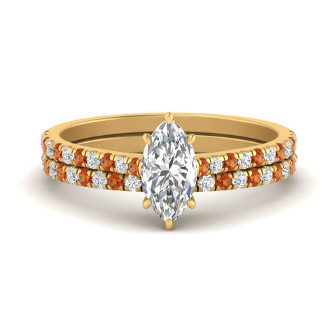 french-pave-marquise-petite-orange-sapphire-wedding-ring-set-in-FD-9918MQGSAORANGLE3-NL-YG-B1