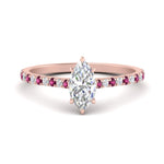 Load image into Gallery viewer, french-pave-marquise-petite-pink-sapphire-engagement-ring-in-FD9918MQRGSADRPIANGLE3-NL-RG