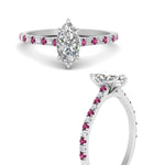 Load image into Gallery viewer, french-pave-marquise-petite-pink-sapphire-engagement-ring-in-FD9918MQRGSADRPIANGLE3-NL-WG