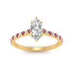 Load image into Gallery viewer, french-pave-marquise-petite-pink-sapphire-engagement-ring-in-FD9918MQRGSADRPIANGLE3-NL-YG