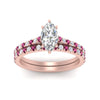 Load image into Gallery viewer, french-pave-marquise-petite-pink-sapphire-wedding-ring-set-in-FD-9918MQGSADRPIANGLE3-NL-RG-B1
