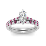 Load image into Gallery viewer, french-pave-marquise-petite-pink-sapphire-wedding-ring-set-in-FD-9918MQGSADRPIANGLE3-NL-WG-B1
