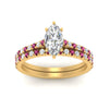 Load image into Gallery viewer, french-pave-marquise-petite-pink-sapphire-wedding-ring-set-in-FD-9918MQGSADRPIANGLE3-NL-YG-B1