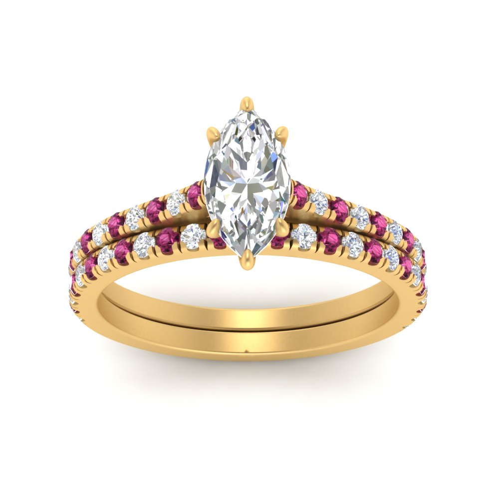 french-pave-marquise-petite-pink-sapphire-wedding-ring-set-in-FD-9918MQGSADRPIANGLE3-NL-YG-B1