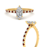 Load image into Gallery viewer, french-pave-marquise-petite-ruby-engagement-ring-in-FD9918MQRGRUDRANGLE3-NL-YG