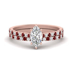 Load image into Gallery viewer, french-pave-marquise-petite-ruby-wedding-ring-set-in-FD-9918MQGRUDRANGLE3-NL-RG-B1
