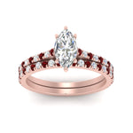 Load image into Gallery viewer, french-pave-marquise-petite-ruby-wedding-ring-set-in-FD-9918MQGRUDRANGLE3-NL-RG-B1

