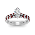 Load image into Gallery viewer, french-pave-marquise-petite-ruby-wedding-ring-set-in-FD-9918MQGRUDRANGLE3-NL-WG-B1
