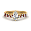 Load image into Gallery viewer, french-pave-marquise-petite-ruby-wedding-ring-set-in-FD-9918MQGRUDRANGLE3-NL-YG-B1