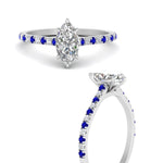 Load image into Gallery viewer, french-pave-marquise-petite-sapphire-engagement-ring-in-FD9918MQRGSABLANGLE3-NL-WG