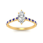 Load image into Gallery viewer, french-pave-marquise-petite-sapphire-engagement-ring-in-FD9918MQRGSABLANGLE3-NL-YG