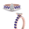 Load image into Gallery viewer, french-pave-marquise-petite-sapphire-wedding-ring-set-in-FD-9918MQGSABLANGLE3-NL-RG-B1