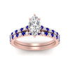 Load image into Gallery viewer, french-pave-marquise-petite-sapphire-wedding-ring-set-in-FD-9918MQGSABLANGLE3-NL-RG-B1