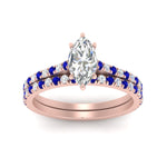 Load image into Gallery viewer, french-pave-marquise-petite-sapphire-wedding-ring-set-in-FD-9918MQGSABLANGLE3-NL-RG-B1
