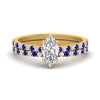 Load image into Gallery viewer, french-pave-marquise-petite-sapphire-wedding-ring-set-in-FD-9918MQGSABLANGLE3-NL-YG-B1