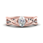 Load image into Gallery viewer, french-pave-oval-contour-black-diamond-wedding-band-in-rose-gold-FD9986B1OVGBLACK-NL-RG
