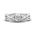 Thumbnail 1 - french-pave-oval-contour-diamond-wedding-band-in-white-gold-FD9986B1OV-NL-WG