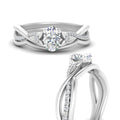 Thumbnail 2 - french-pave-oval-contour-diamond-wedding-band-in-white-gold-FD9986B1OV-NL-WG