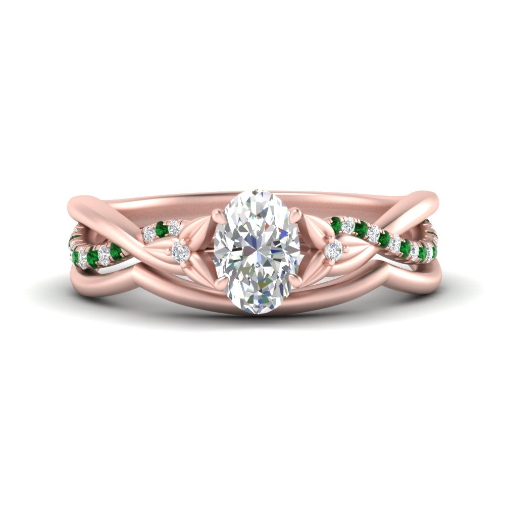 french-pave-oval-contour-emerald-wedding-band-in-rose-gold-FD9986B1OVGEMGR-NL-RG