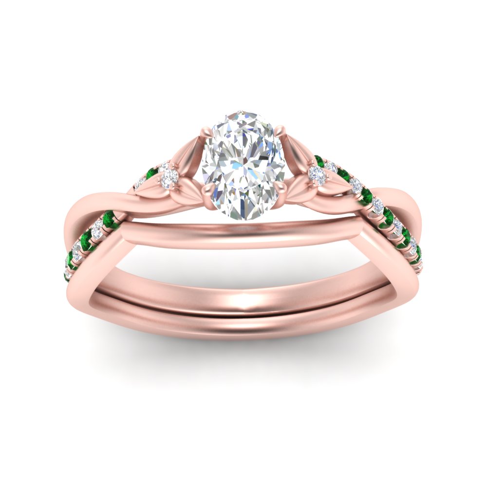 french-pave-oval-contour-emerald-wedding-band-in-rose-gold-FD9986B1OVGEMGR-NL-RG