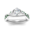Thumbnail 51 - french-pave-oval-contour-emerald-wedding-band-in-white-gold-FD9986B1OVGEMGR-NL-WG